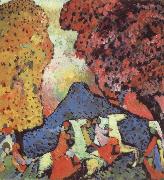 Kek hegy Wassily Kandinsky